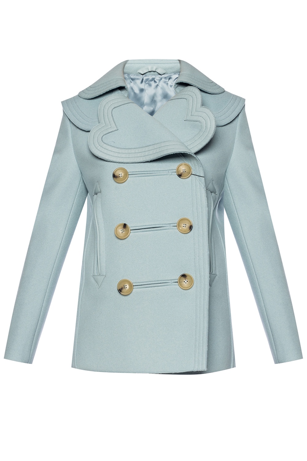 Light blue Double-breasted coat Lanvin - Vitkac Canada